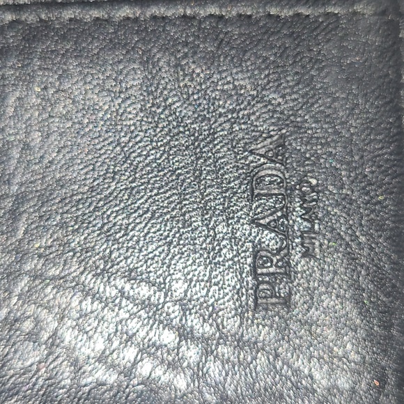 Prada Milano Tan and Black Leather Wallet - Picture 10 of 10